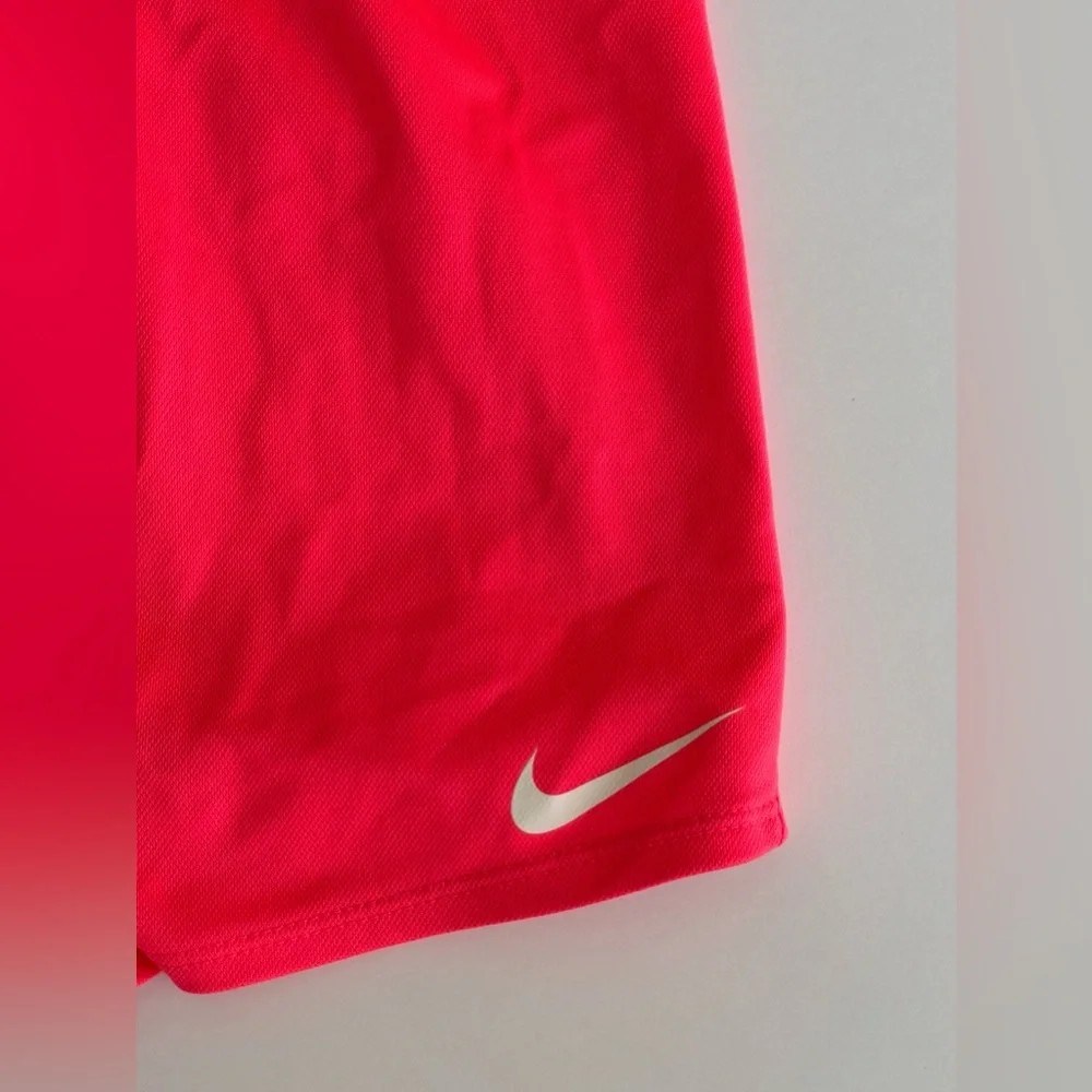 Nike Women's Dri Fit Neon Pink Athletic Shorts - Large - Picture 4 of 4